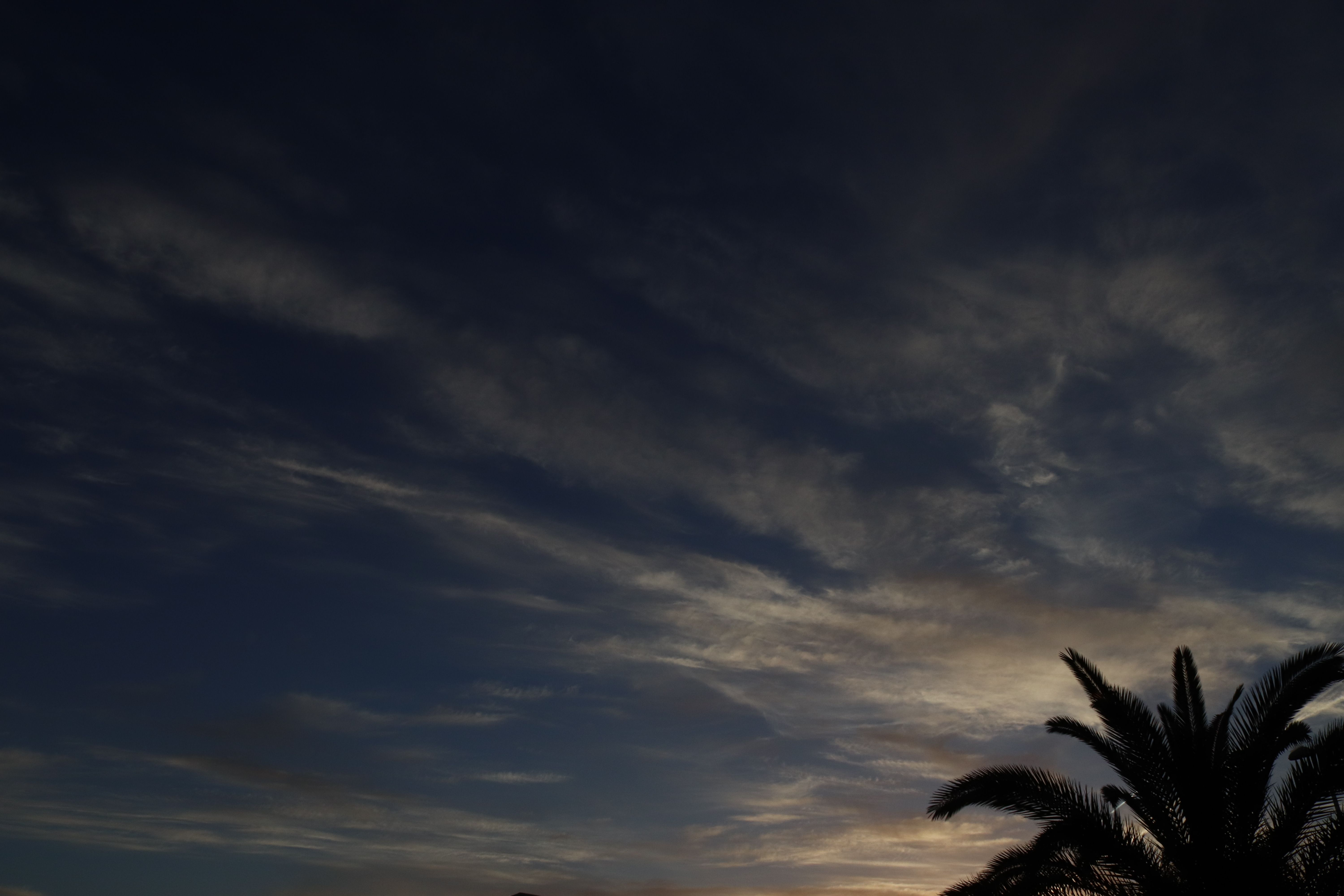 Beautiful sunset in Lanzarote