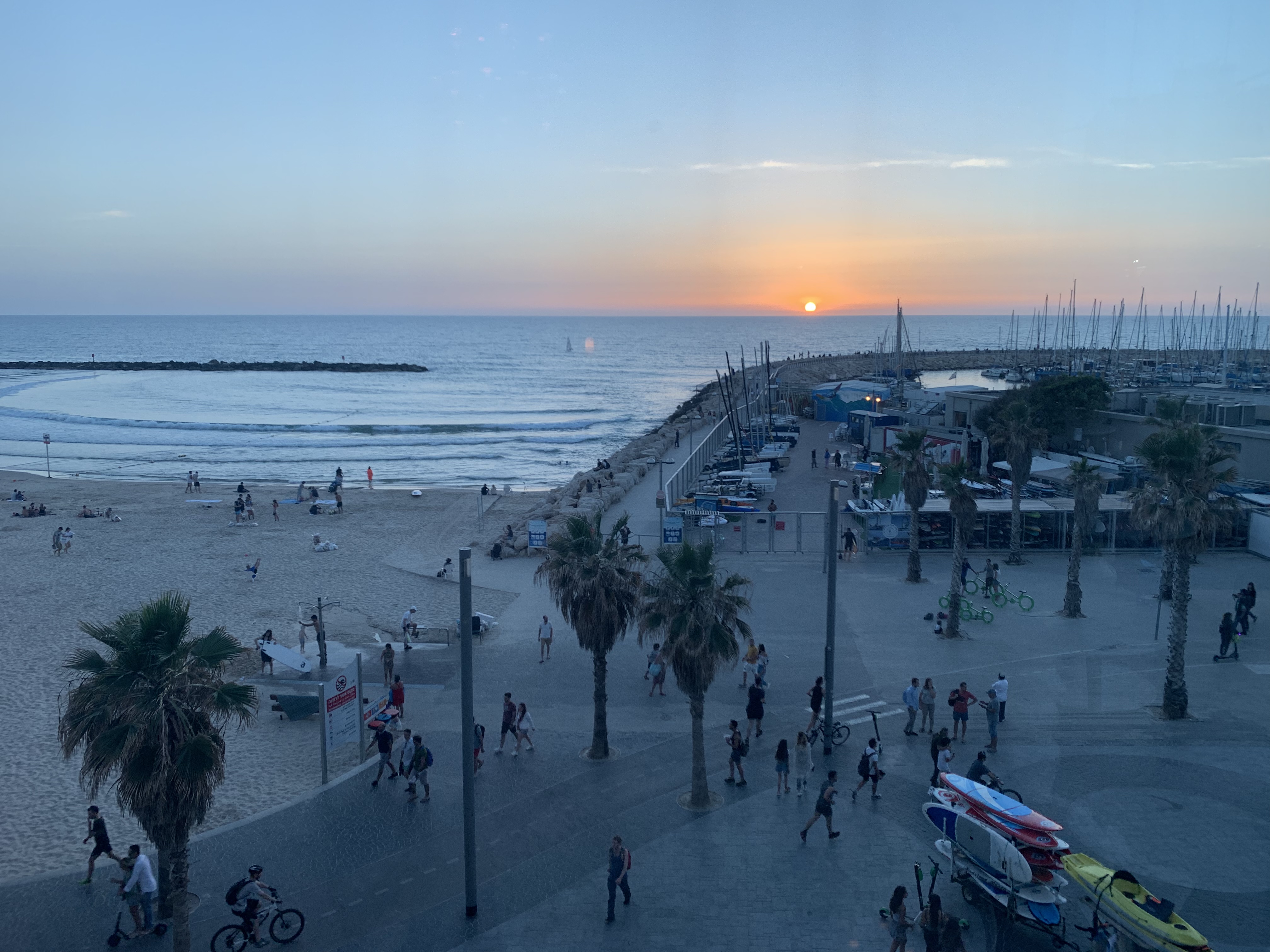 Tel Aviv Marina, north of Gordon Beach