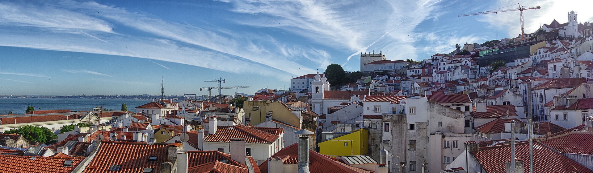 View over the rooftops of Lisbon