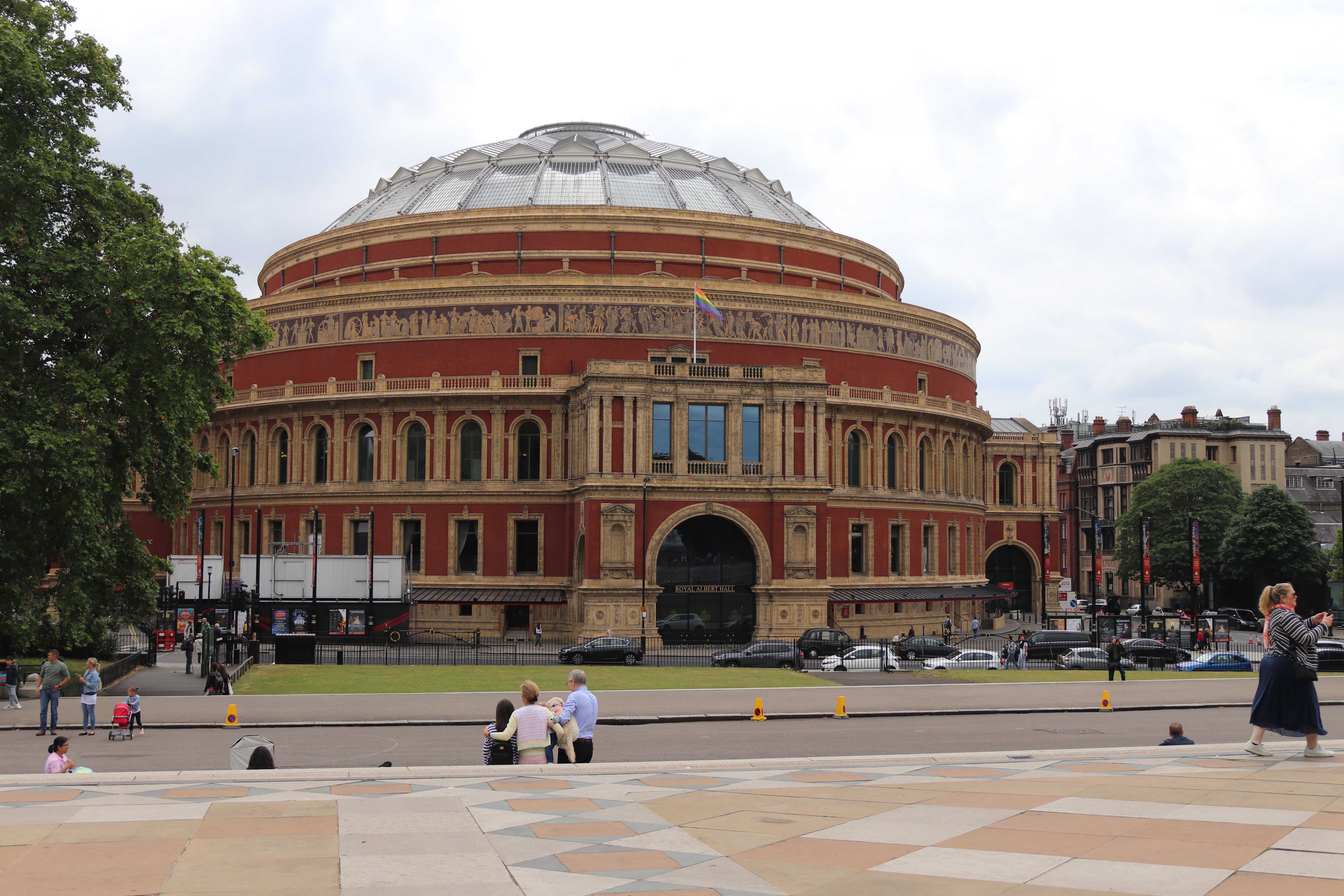 Royal Albert Hall from Kensington Gardens