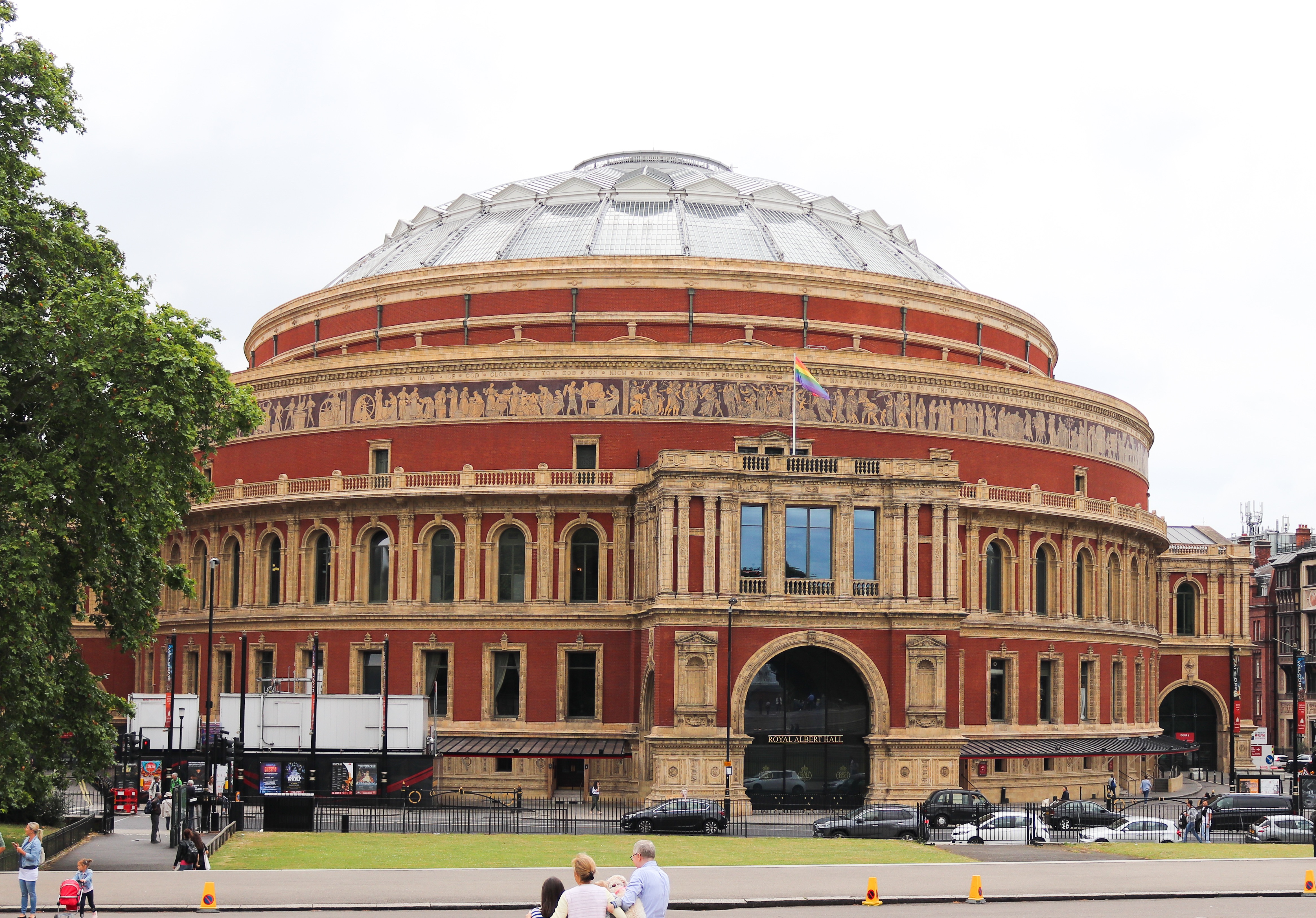 The Royal Albert Hall from Kensington Gardens
