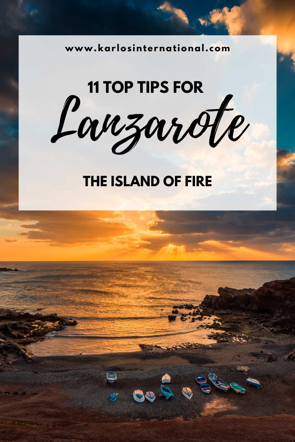 11 Top Tips when travelling to Lanzarote, the Canary Islands.  #Lanzarote #Travel #Travelblogger #CanaryIslands #SPAIN