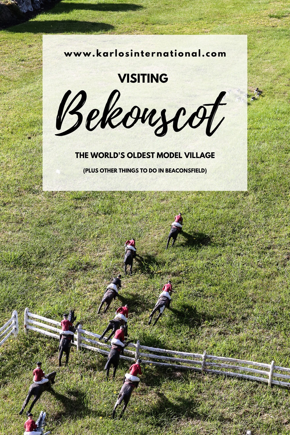 Visiting Bekonscot Model Village - Pinterest Pin
