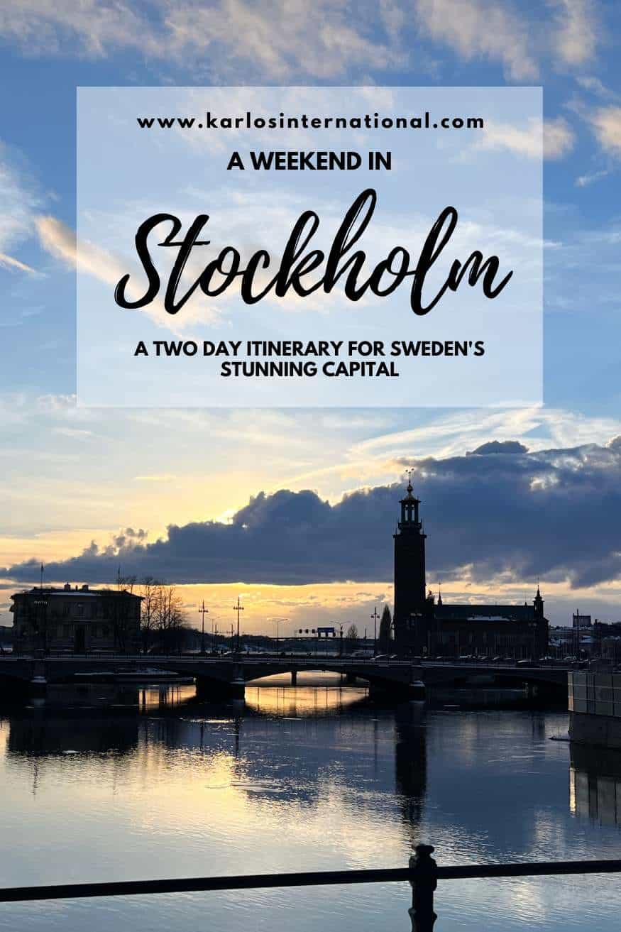 2 Days in Stockholm / Two Days in Stockholm - An itinerart for a weekend in Stockholm, Sweden's stunning capital city.